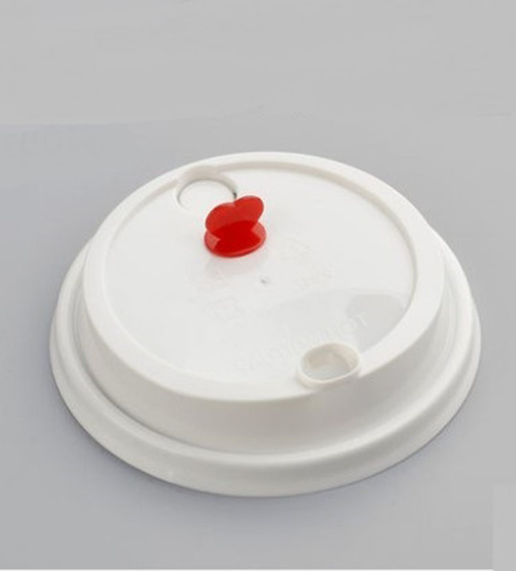 disposable cup lid 90mm plastic frosted boba tea cup lid