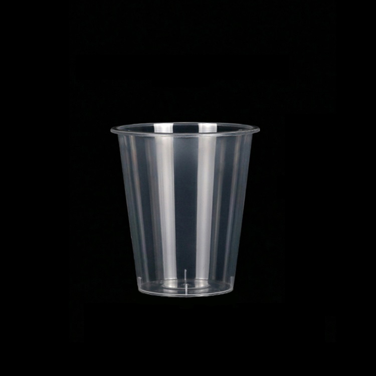 clear 12 oz disposable smoothie pp injection plastic cups with lids wholesale