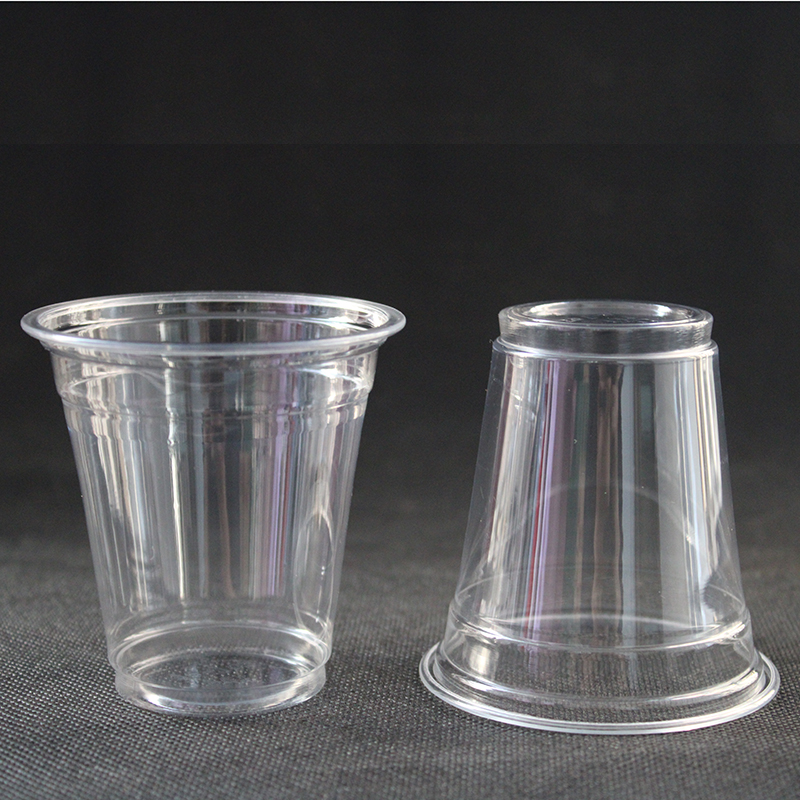 Heart-Shaped Two-Sided Plastic Cups with Lids - 12 Ct.