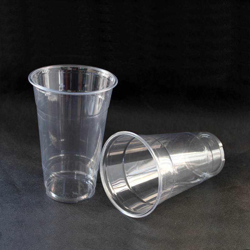 30 oz disposable clear pet plastic cups with lids wholesale