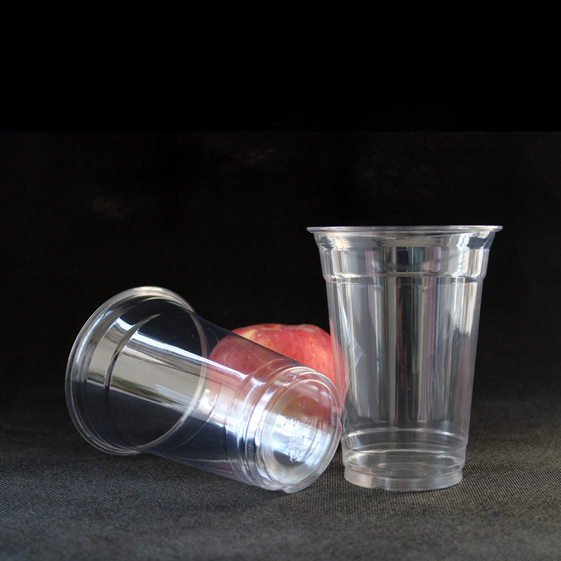 14 oz disposable clear biodegradable cups