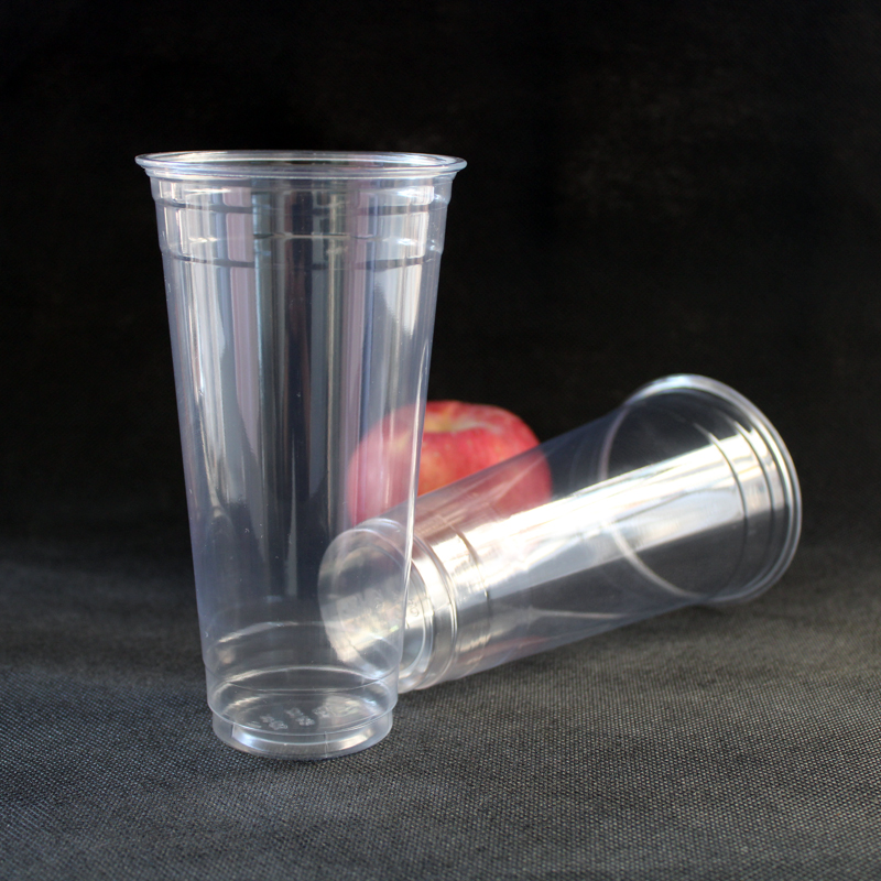 20 oz disposable clear coffee biodegradable plastic cups