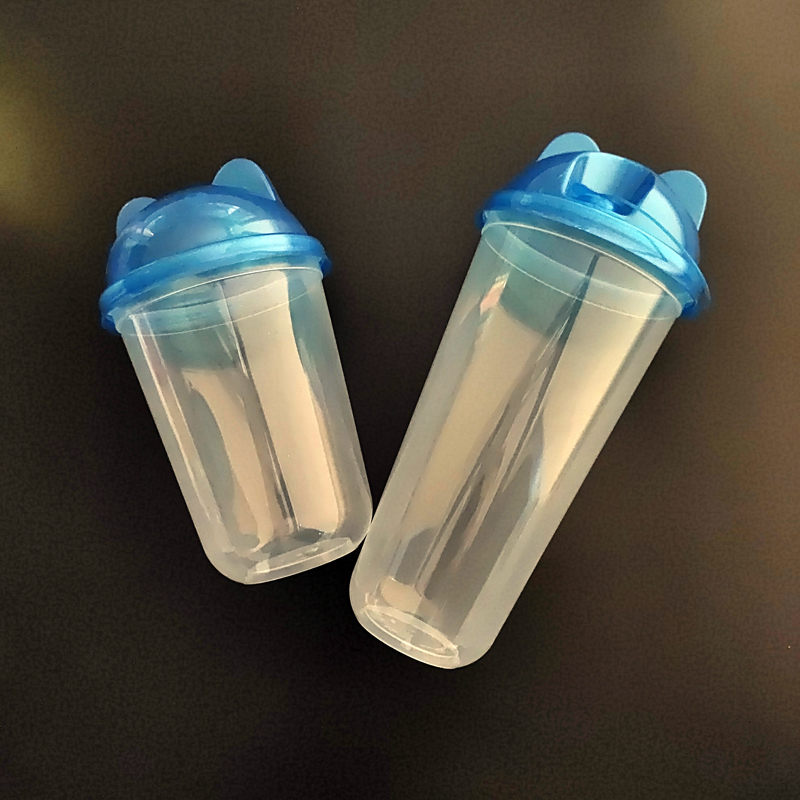 Custom 22 oz 700ml U-shape Boba tea clear pp plastic injection cups with lids