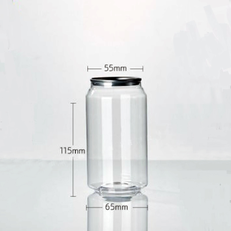 330ml clear beverage plastic bottle disposable pet can wholesale