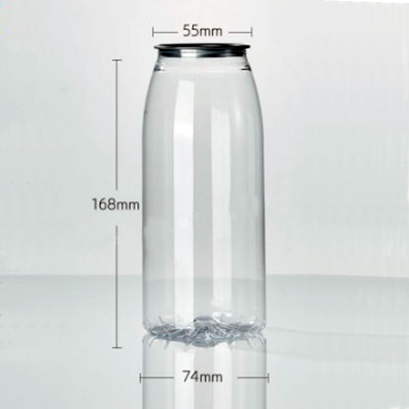 650 ml pet clear can with sealing lids plastic juice bottles wholesale