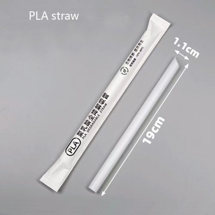 Disposable straw transparent Boba tea thick straw juice smoothie thin straw