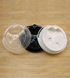 90mm diameter disposable PP plastic injection duck beak cover is used for  plastic cup or paper cup